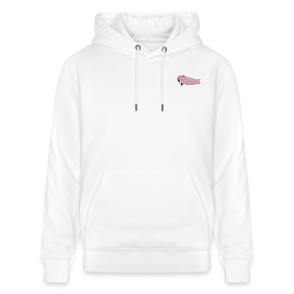 sweat a capuche main monstre rose