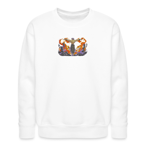 sweat col rond yuji fire