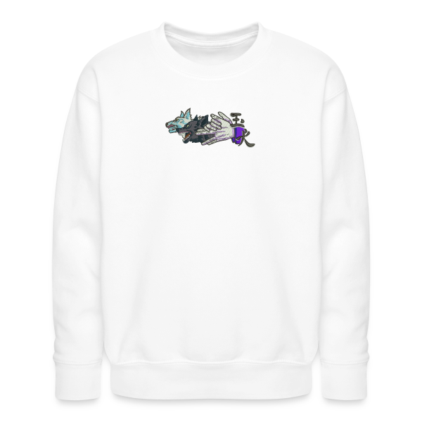 sweat col rond wolf hand