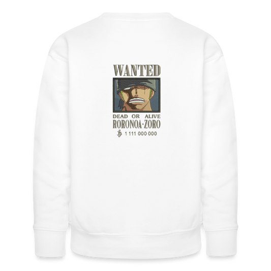 sweat col rond zoro wanted