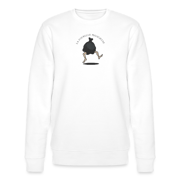 sweat col rond poubelle malicieuse