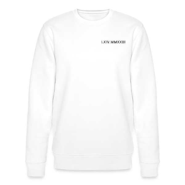 sweat col rond chiffre romain