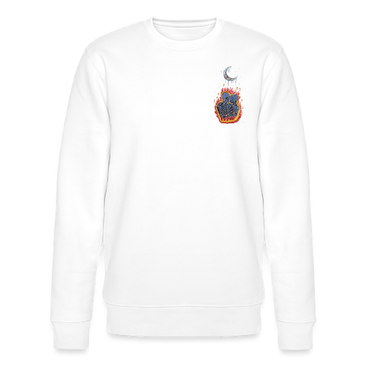 sweat col rond squelette love