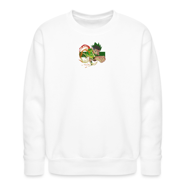 sweat col rond gon vert