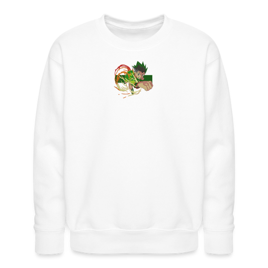 sweat col rond gon vert