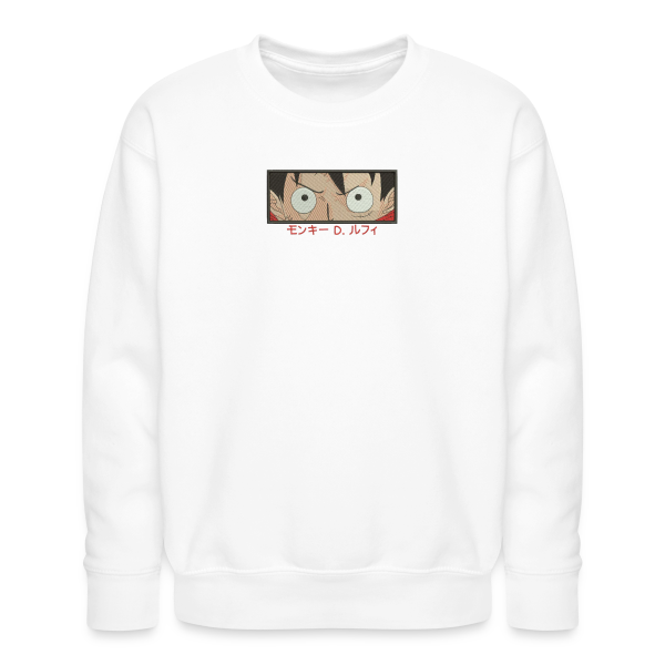 sweat col rond luffy cadre
