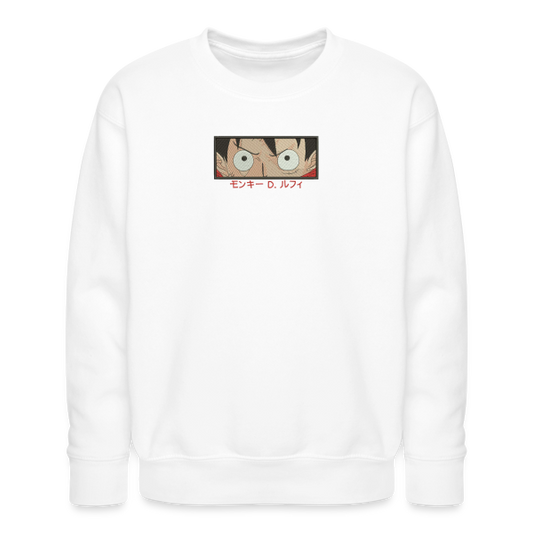 sweat col rond luffy cadre