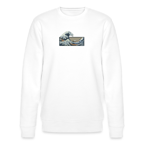 sweat col rond vague