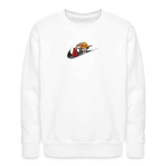 sweat col rond luffy chapeau