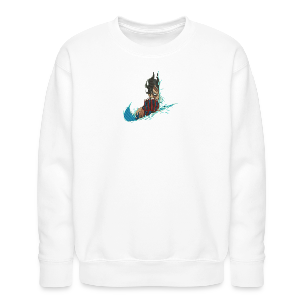 sweat col rond luffy blue