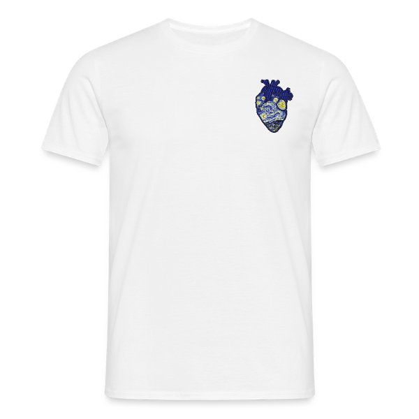 T-SHIRT SIMPLE coeur van gogh
