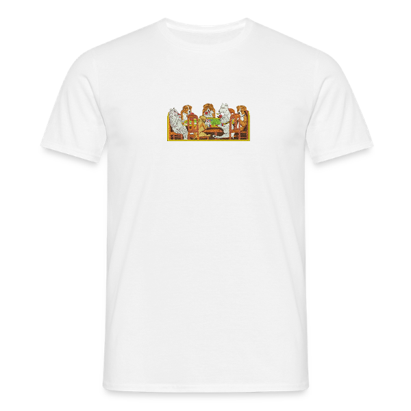 T-SHIRT SIMPLE poker chien