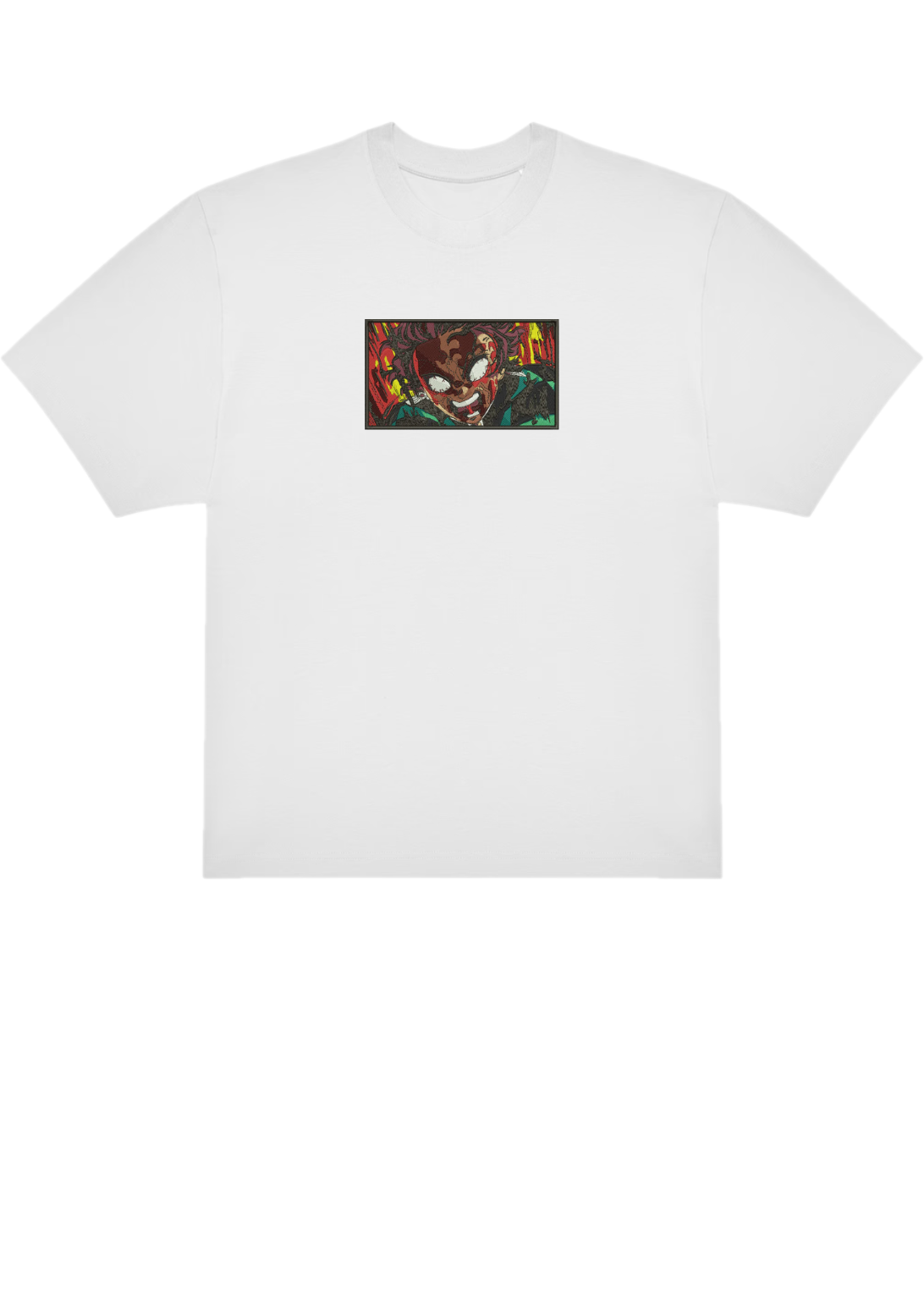 T-SHIRT OVERSIZE PREMIUM angry tanjiro