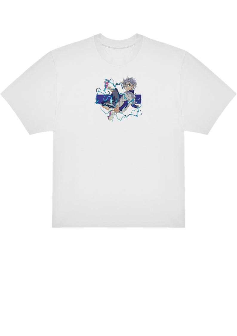 T-SHIRT OVERSIZE PREMIUM killua ligth