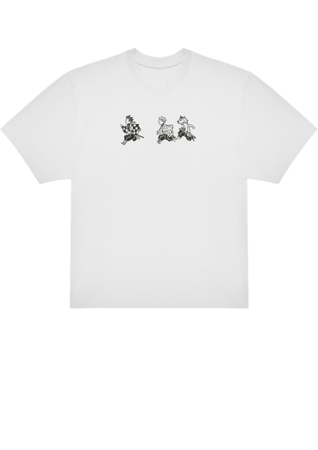 T-SHIRT OVERSIZE PREMIUM zenitsu friends