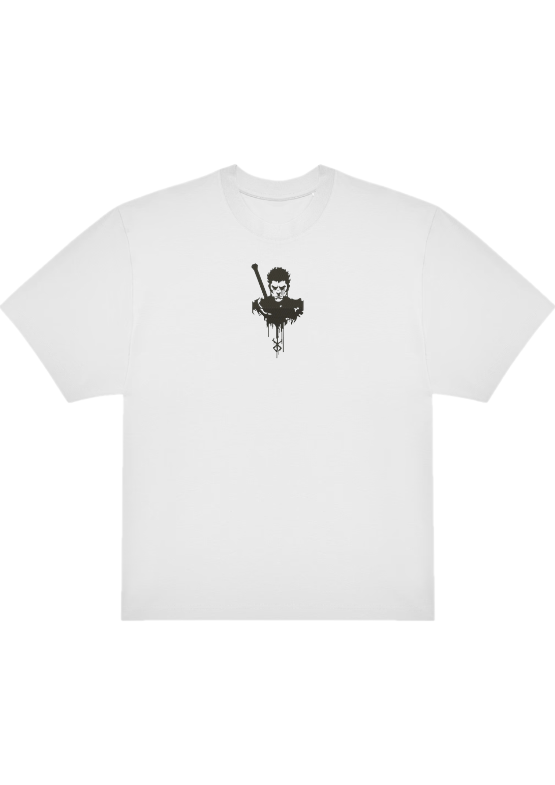 T-SHIRT OVERSIZE PREMIUM berserk black