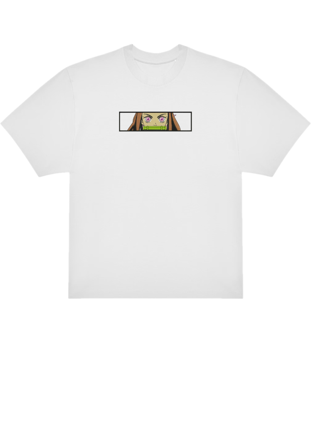 T-SHIRT OVERSIZE PREMIUM nezuko eyes