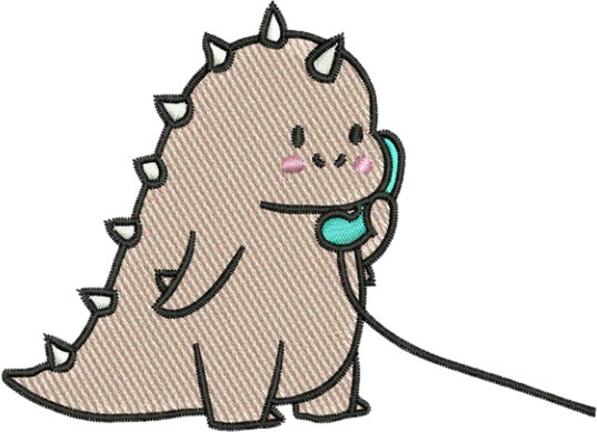 sweat col rond dino 1