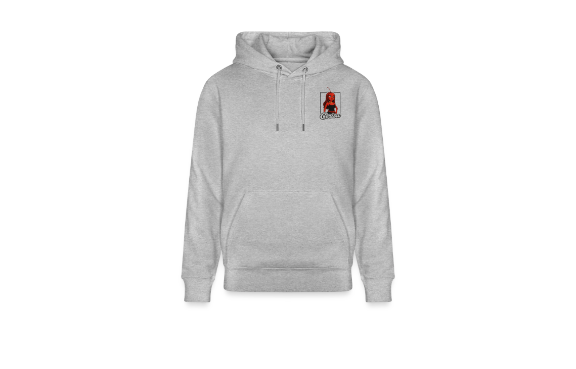 sweat a capuche cerisa