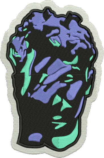 sweat col rond statue