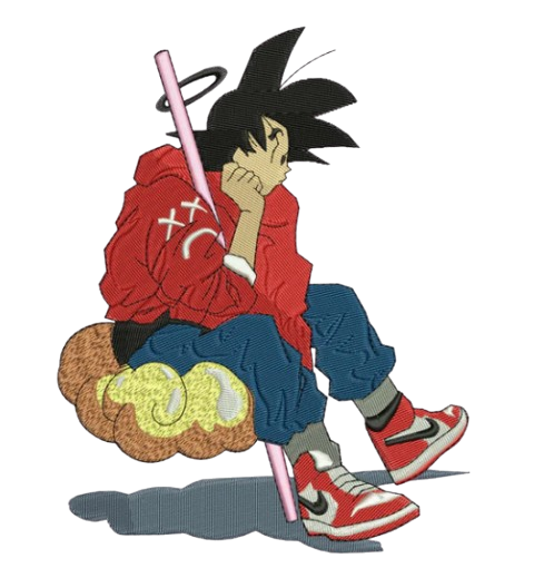 T-SHIRT SIMPLE goku sit