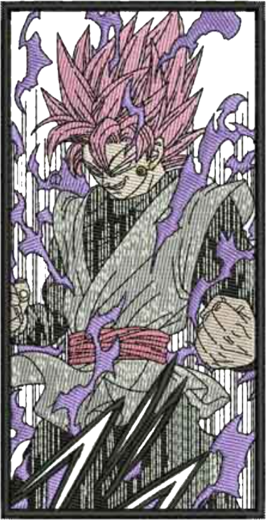 sweat col rond goku black