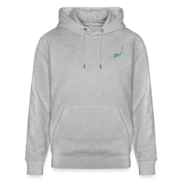 sweat a capuche main bleu