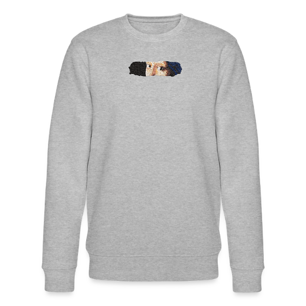 sweat col rond yeux fille a perle