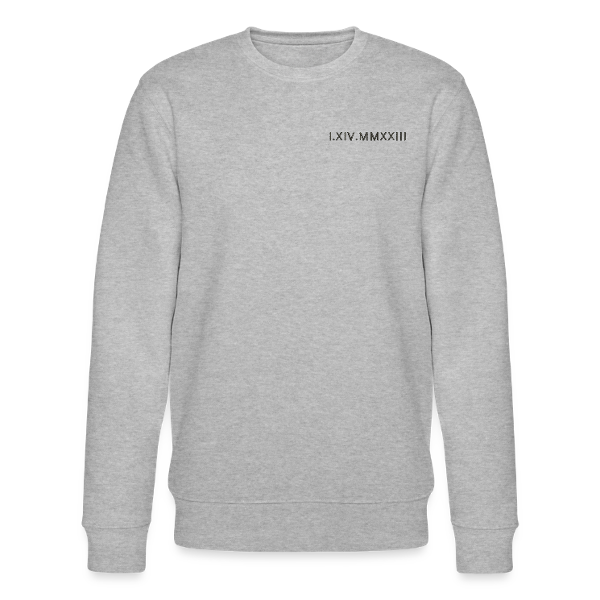 sweat col rond chiffre romain