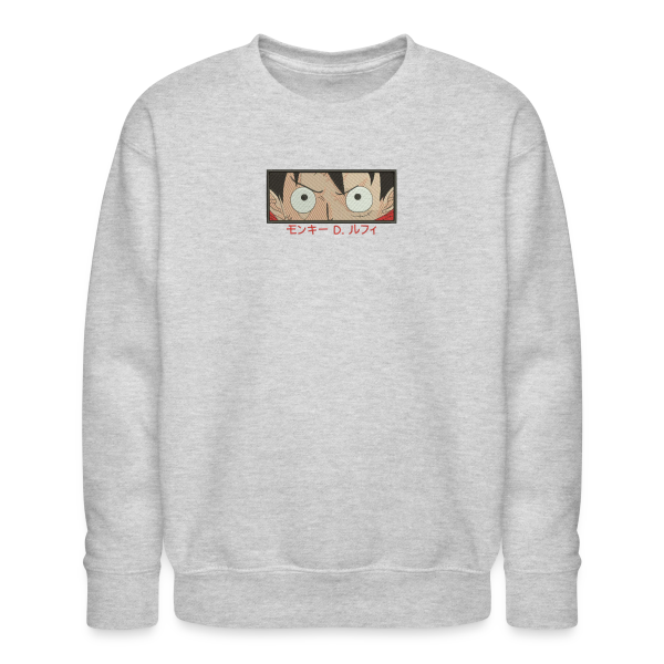 sweat col rond luffy cadre