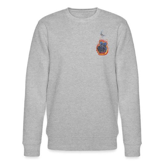 sweat col rond squelette love