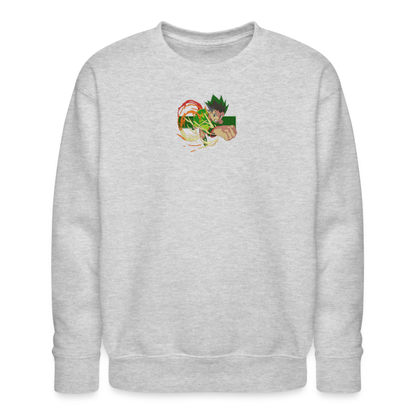 sweat col rond gon vert