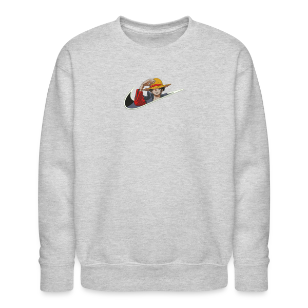sweat col rond luffy chapeau