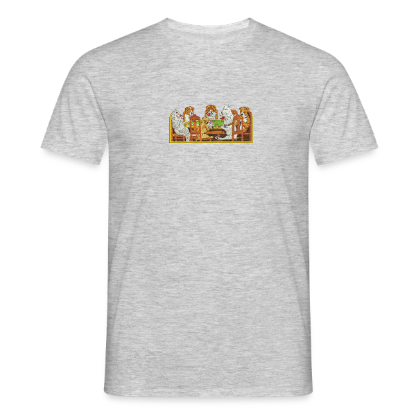 T-SHIRT SIMPLE poker chien