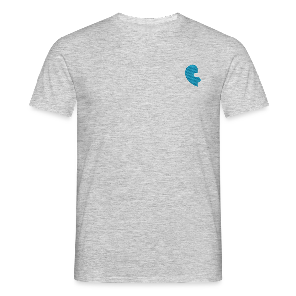 T-SHIRT SIMPLE coeur puzzle bleu