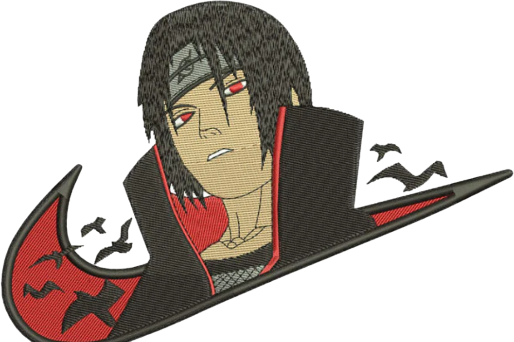 T-SHIRT OVERSIZE PREMIUM itachi corbeau