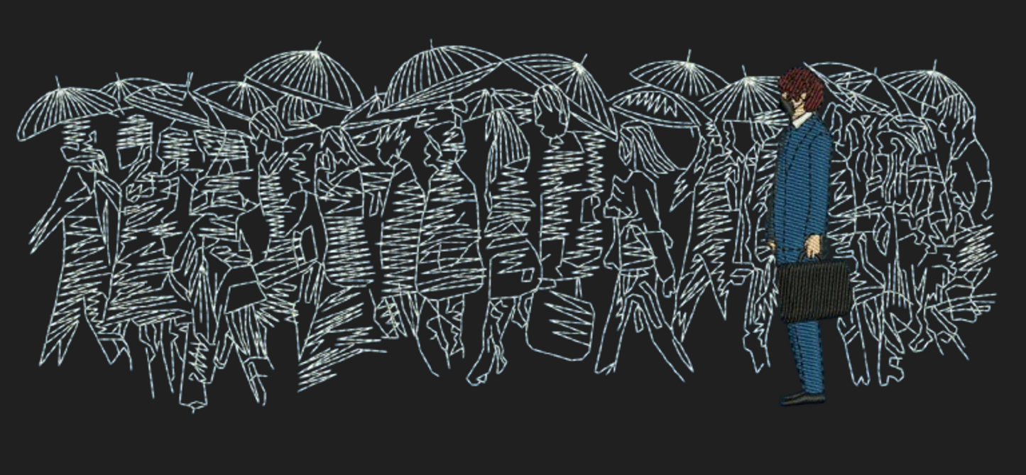 sweat a capuche line art work