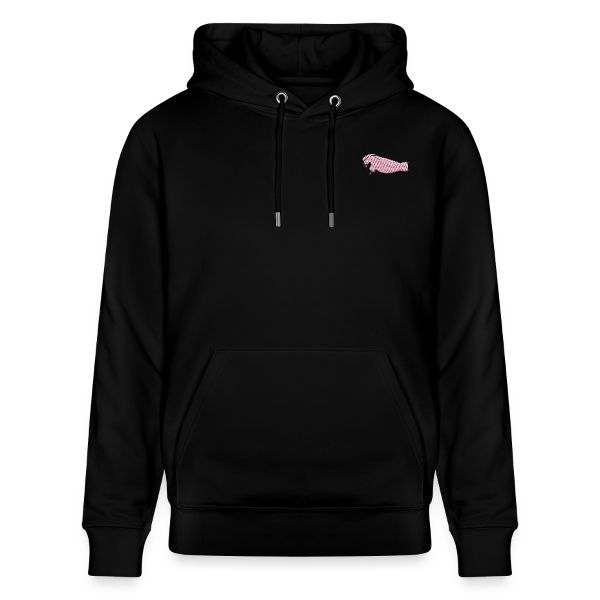 sweat a capuche main monstre rose