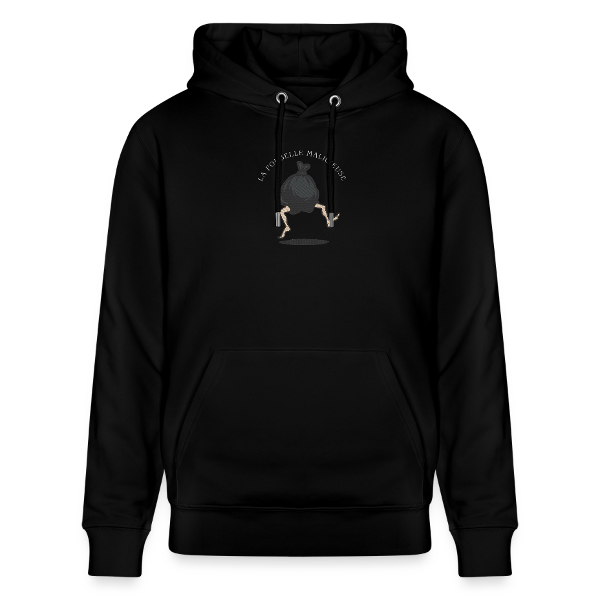 sweat a capuche poubelle malicieuse