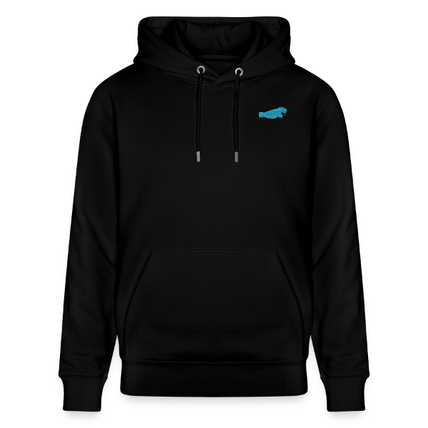 sweat a capuche main monstre bleu