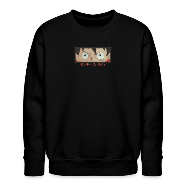 sweat col rond luffy cadre