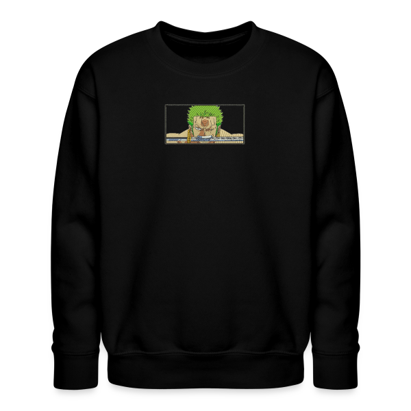 sweat col rond zoro cadre sabre