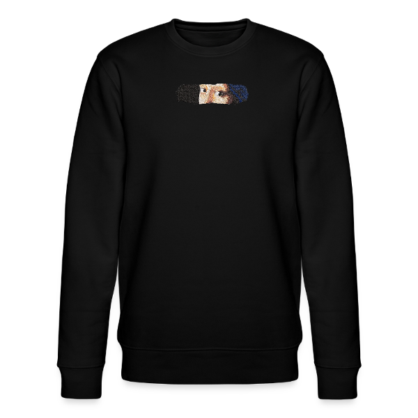sweat col rond yeux fille a perle
