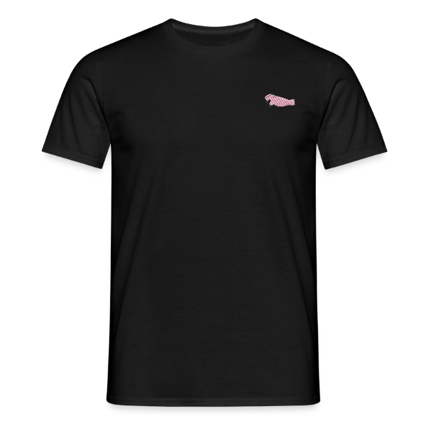 T-SHIRT SIMPLE main monstre rose
