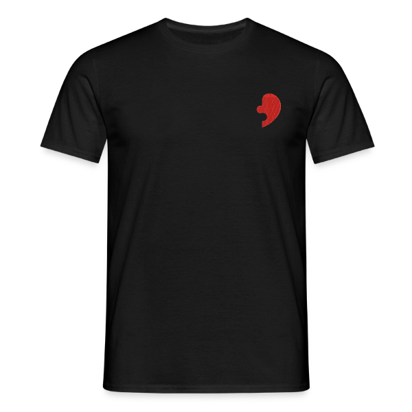 T-SHIRT SIMPLE coeur puzzle rouge