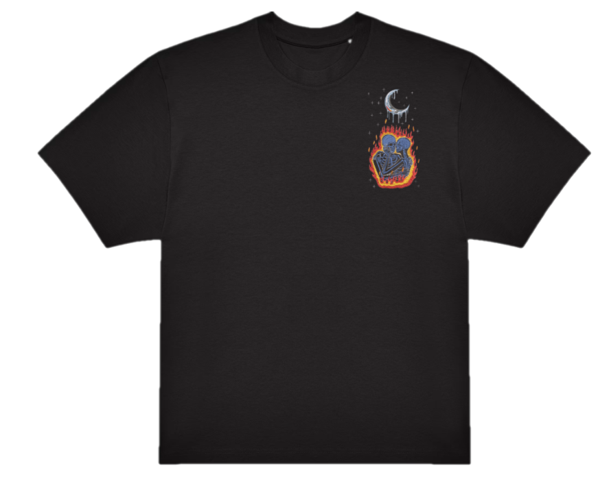 T-SHIRT OVERSIZE PREMIUM squelette love