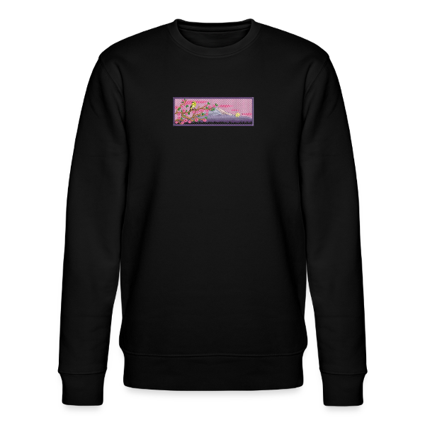 sweat col rond oiseau fuji