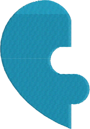 sweat a capuche puzzle bleu