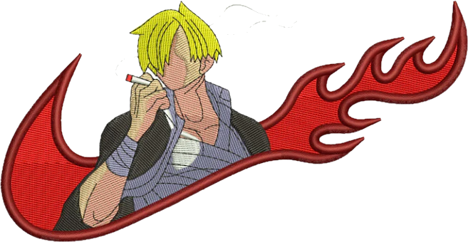 T-SHIRT SIMPLE sanji flamme