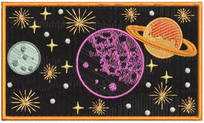 sweat col rond galaxie